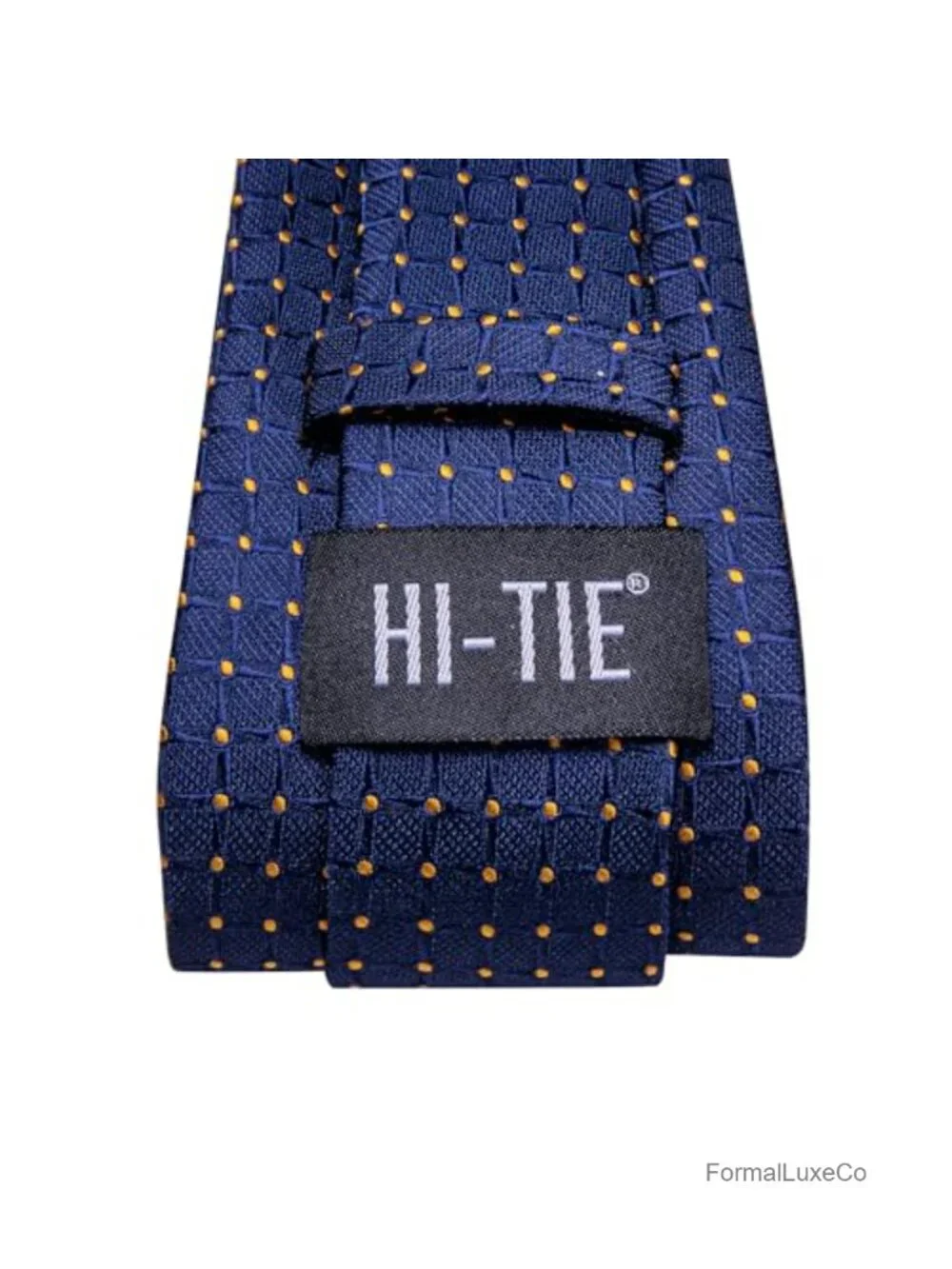Extra Long Silk Paisley Necktie Set with Pocket Square & Cufflinks for Big and